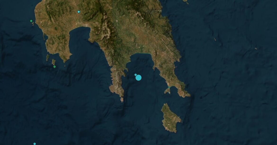 Σεισμός στον Κότρωνα Λακωνίας μεγέθους 4,2 Ρίχτερ