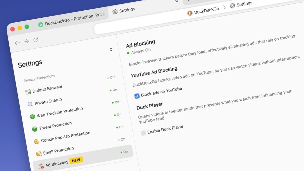 Το DuckDuckGo «σηκώνει το γάντι»: Ενισχύει τον αποκλεισμό διαφημίσεων στο YouTube παρά το μπλόκο της Google