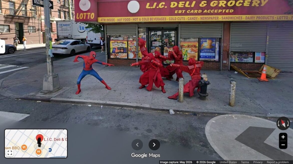 Google Maps: Ο Spider-Man εμφανίζεται στο Street View της Νέας Υόρκης
