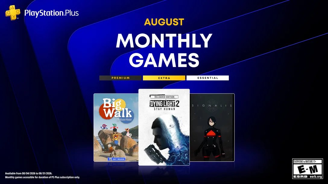 PlayStation Plus Essential: Ανακοινώθηκαν τα δωρεάν παιχνίδια για τον Αύγουστο του 2026