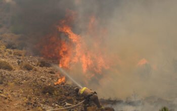 Φωτιά στην Κυρά Φαρσάλων – Σηκώθηκαν 3 αεροπλάνα και ένα ελικόπτερο