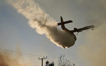 Φωτιά στη Λάρισα, στην περιοχή Κρήνη Φαρσάλων – Ήχησε μήνυμα του 112