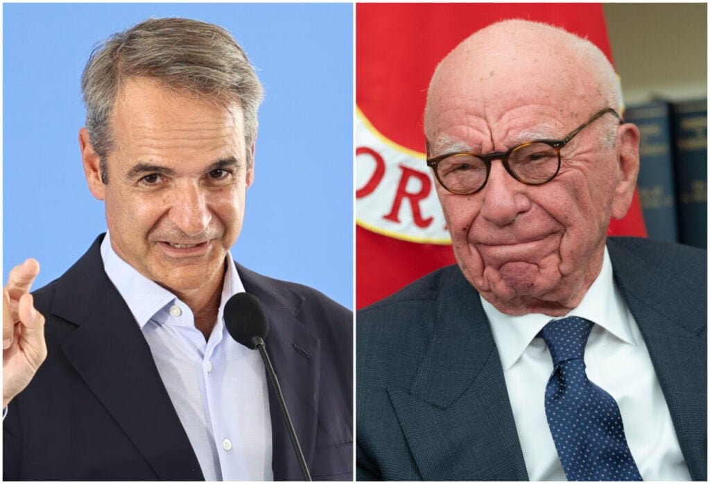Γεύμα Μητσοτάκη με τον μεγιστάνα των media Ρούμπερτ Μέρντοκ