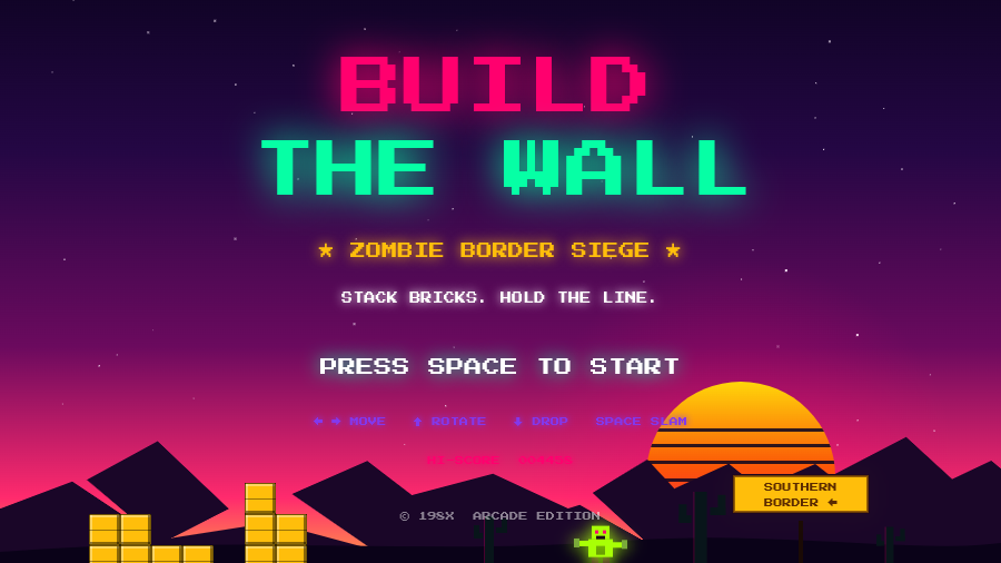 The Tetris Company: Καταδικάζει το παιχνίδι «Build the Wall» του Λευκού Οίκου