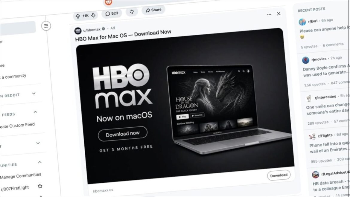 HBO Max: Παραβιάστηκε ο επίσημος λογαριασμός στο Reddit