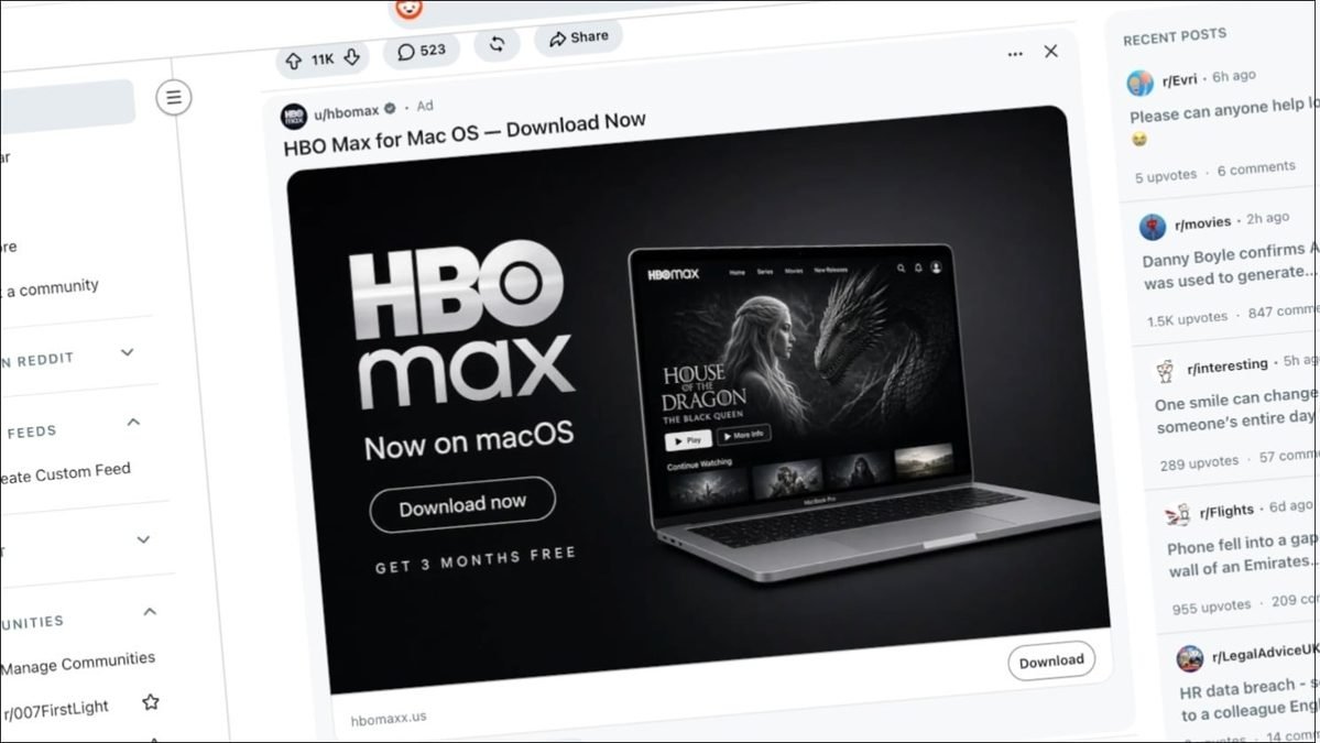 HBO Max: Παραβιάστηκε ο επίσημος λογαριασμός στο Reddit