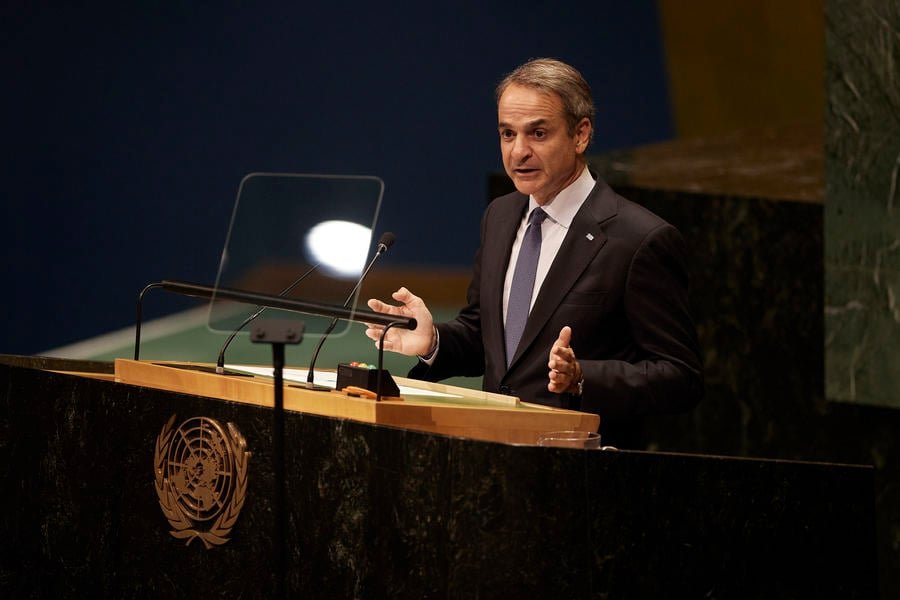 Μητσοτάκης στον ΟΗΕ: Θαλάσσια ασφάλεια, μηνύματα για Κύπρο, Τουρκία και αυστηρή ρύθμιση της ΤΝ