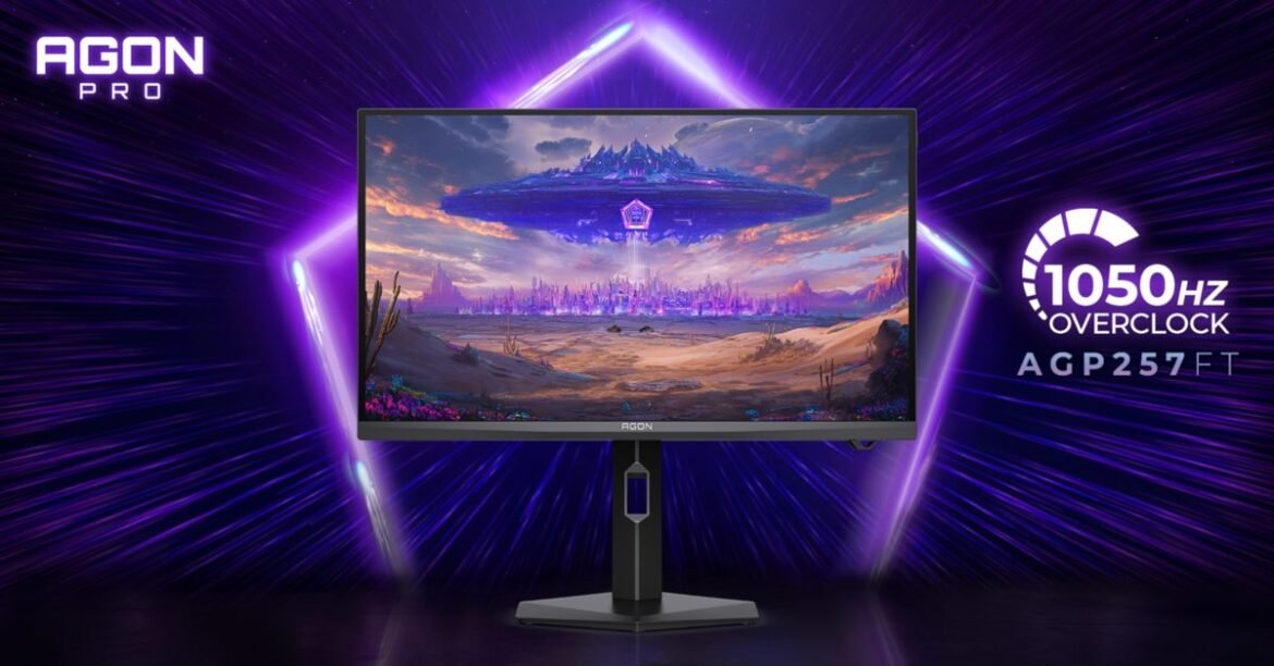 AGON PRO AGP257FT: Η AGON by AOC ανακοίνωσε την ταχύτερη esports οθόνη της με εγγενή ρυθμό ανανεώσης 1000Hz