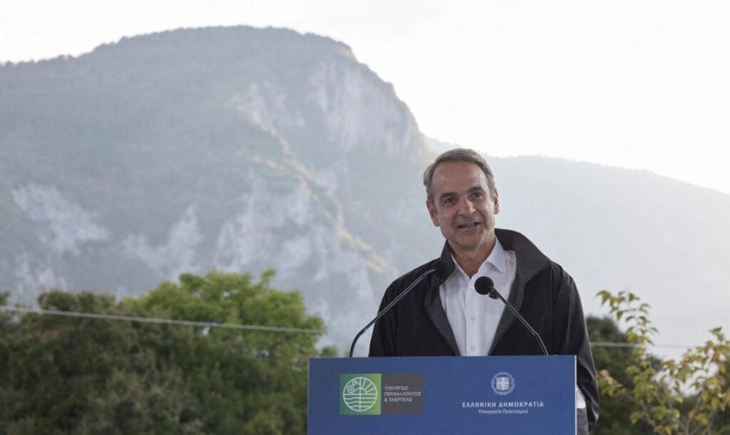 Μητσοτάκης από το Λιτόχωρο: «Για την πατρίδα μας υπάρχουν πάντα πιο ψηλές κορυφές»