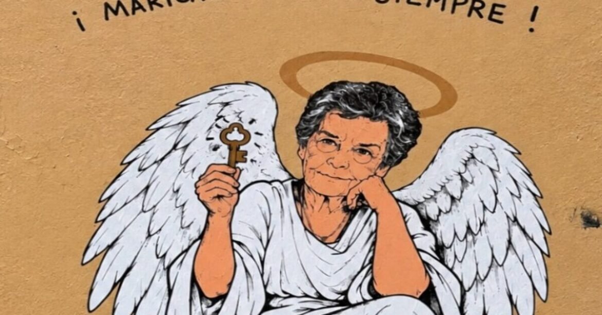 Μαρίκαρμεν Αμπασκάλ: Η γυναίκα-σύμβολο κατά των εξώσεων έγινε graffiti στη Βαρκελώνη (Eικόνες)